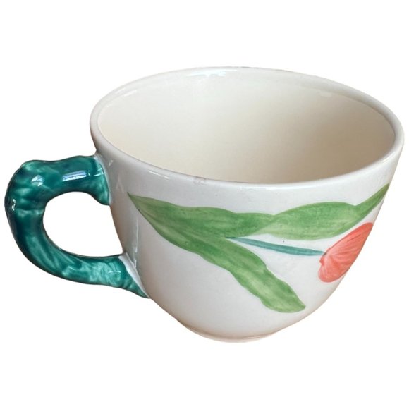 Vtg FRANCISCAN Tulip Teacup and Saucer Hand-Painted England Pristine Retired - Picture 7 of 12